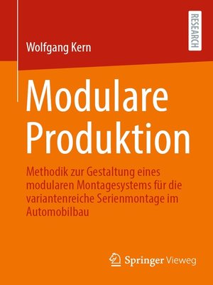 cover image of Modulare Produktion